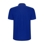 Men's cotton and polyester piqué polo shirt, 190 g/m², Roly blue colour