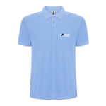 Men's cotton and polyester piqué polo shirt, 190 g/m², Roly