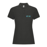 Women's cotton and polyester piqué polo shirt, 190 g/m², Roly