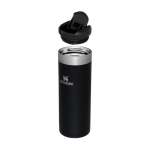 Stainless steel thermal tumbler, anti-leak, 470 ml, Stanley AeroLight™ black colour