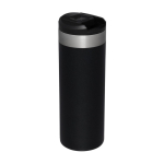 Stainless steel thermal tumbler, anti-leak, 470 ml, Stanley AeroLight™ black colour