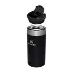 Stainless steel thermal tumbler, 350 ml, Stanley AeroLight™ black colour