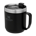 Stainless steel and Tritan thermal mug, 350 ml, Stanley Classic black colour