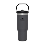 Stainless steel and Tritan thermal mug, 350 ml, Stanley Classic dark grey colour