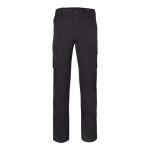 Unisex multi-pocket work trousers, cotton, polyester, 240 g/m2, black colour second view