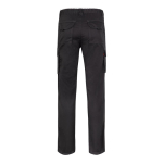 Unisex multi-pocket work trousers, cotton, polyester, 240 g/m2, black colour