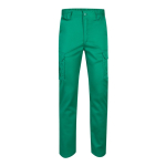 Unisex multi-pocket work trousers, cotton, polyester, 240 g/m2, green colour second view