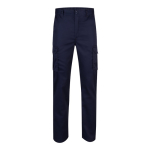 Unisex multi-pocket work trousers, cotton, polyester, 240 g/m2, navy-blue colour second view