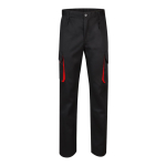 Twill work trousers, polyester and cotton, 200 g/m2, red colour second view