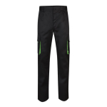 Twill work trousers, polyester and cotton, 200 g/m2, green colour second view