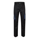 Twill work trousers, polyester and cotton, 200 g/m2, light blue colour second view