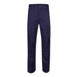 Unisex work trousers with pockets, 290 g/m2, blue colour second view