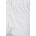 Unisex work trousers with pockets, 290 g/m2, white colour seventh view