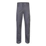 Unisex work trousers with pockets, 290 g/m2, grey colour second view