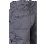 Unisex work trousers with pockets, 290 g/m2, grey colour sixth view