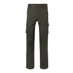 Unisex work trousers with pockets, 290 g/m2, military green colour second view