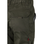 Unisex work trousers with pockets, 290 g/m2, military green colour sixth view