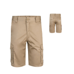 Elastic shorts with pockets, cotton and polyester, 240 g/m2, main view