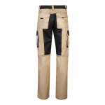 Twill work trousers, cotton and polyester, 240 g/m2, beige colour