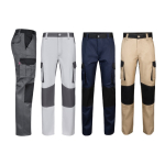 Twill work trousers, cotton and polyester, 240 g/m2, various colours