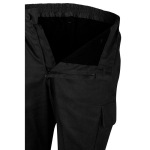 Cotton and polyester work trousers, reflective, 210 g/m2, black colour seventh view