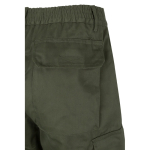 Cotton and polyester work trousers, reflective, 210 g/m2, military green colour sixth view