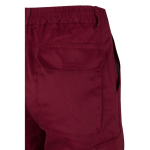 Multi-pocket work trousers, cotton and polyester, 210 g/m2, burgundy colour sixth view