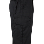 Multi-pocket work trousers, cotton and polyester, 210 g/m2, black colour fifth view