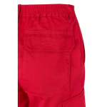 Multi-pocket work trousers, cotton and polyester, 210 g/m2, red colour sixth view