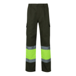 Multi-pocket work trousers, cotton and polyester, 210 g/m2, military green colour second view