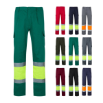 Multi-pocket work trousers, cotton and polyester, 210 g/m2, various colours