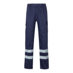 Twill work trousers, cotton and polyester, 200 g/m2, blue colour second view