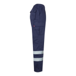 Twill work trousers, cotton and polyester, 200 g/m2, blue colour fourth view