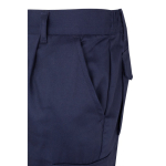 Twill work trousers, cotton and polyester, 200 g/m2, blue colour sixth view