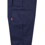 Twill work trousers, cotton and polyester, 200 g/m2, blue colour seventh view