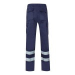 Twill work trousers, cotton and polyester, 200 g/m2, blue colour