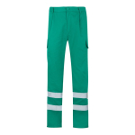 Twill work trousers, cotton and polyester, 200 g/m2, green colour second view