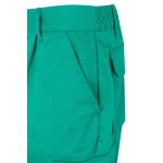 Twill work trousers, cotton and polyester, 200 g/m2, green colour sixth view