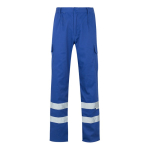 Twill work trousers, cotton and polyester, 200 g/m2, royal blue colour second view