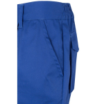 Twill work trousers, cotton and polyester, 200 g/m2, royal blue colour sixth view