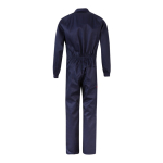 Work overalls, cotton and polyester, with zip, 200 g/m2, blue colour