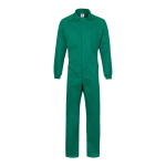 Work overalls, cotton and polyester, with zip, 200 g/m2, green colour second view