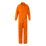 Work overalls, cotton and polyester, with zip, 200 g/m2, orange colour second view