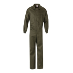 Work overalls, cotton and polyester, with zip, 200 g/m2, military green colour second view