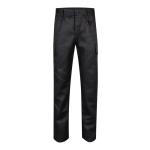 Trousers, cotton and polyester, elastic waistband, 190 g/m2, black colour second view