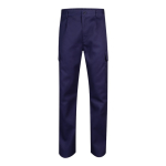 Trousers, cotton and polyester, elastic waistband, 190 g/m2, blue colour second view