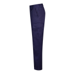 Trousers, cotton and polyester, elastic waistband, 190 g/m2, blue colour third view