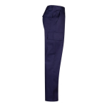 Trousers, cotton and polyester, elastic waistband, 190 g/m2, blue colour fourth view