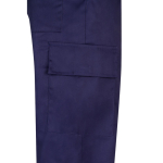 Trousers, cotton and polyester, elastic waistband, 190 g/m2, blue colour fifth view