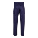 Trousers, cotton and polyester, elastic waistband, 190 g/m2, blue colour